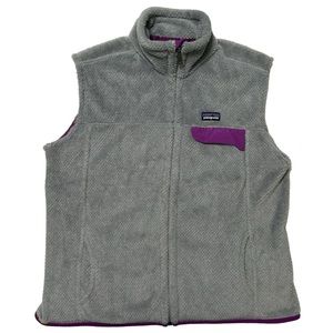 Patagonia Fuzzy Grey Vest